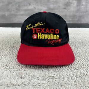 Vintage Texaco Havoline Racing Snapback Hat OSFA Two Tone Nascar Ernie Irvan Cap